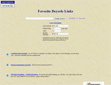 Tablet Screenshot of deyerle.com